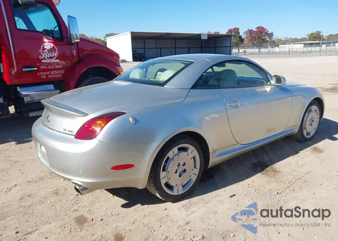 2003 Lexus Sc 430 from USA, damaged, VIN JTHFN48Y430045295